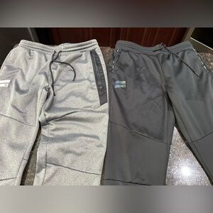Hurley Men’s Gray Athletic Pants and Black Athletic Joggers size M